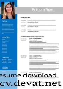Exemple De Cv Etudiant Cv Resume Download Share