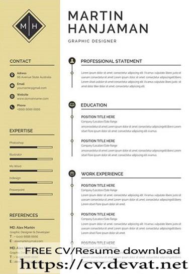 resume template word free download 2017