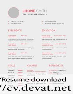 Professional Resume Template in Word