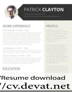 Free Creative Resume Design Smart And Professional