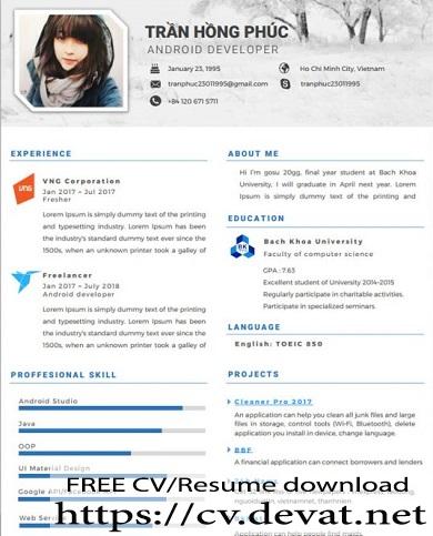 creative free resume template word format 1000x750