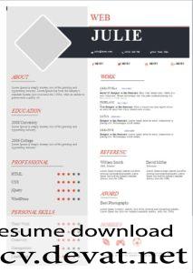 Free Simple Resume Format in Word
