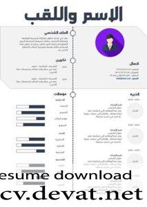 CV Arabic 2020 سي في سيرة ذاتية عربية