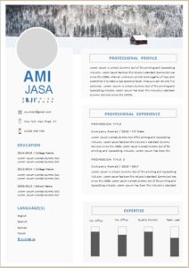 Free Smart CV template in Word format