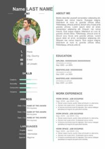 Download our career resume example for free