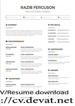 cv free download