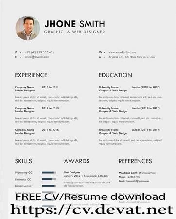 professional resume template in word and psd 1000x750 3