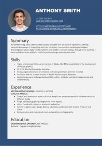 Basic or Simple resume templates Word & PDF download free