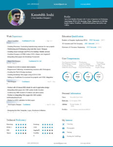 Creative Resume Template Word Format