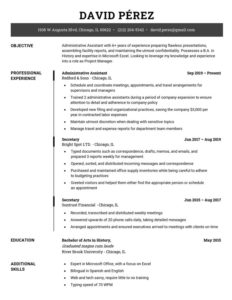Executive Professional Resume Templates Download Word New