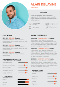 Free best resume layout for word download
