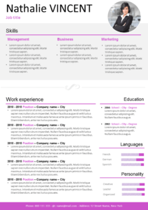 Free professional Word document resume template