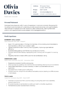 Modern and Creative Resume Template 2022