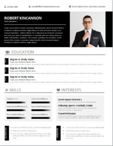 Download Fresher Sales Executive Resume CV Format for MS Word