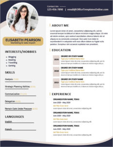 Download Sales Manager Resume Template for MS Word