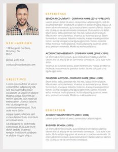 A Free Modern Resume Word Template For jobs