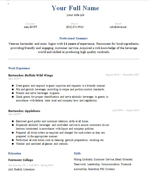 ATS Resume Template