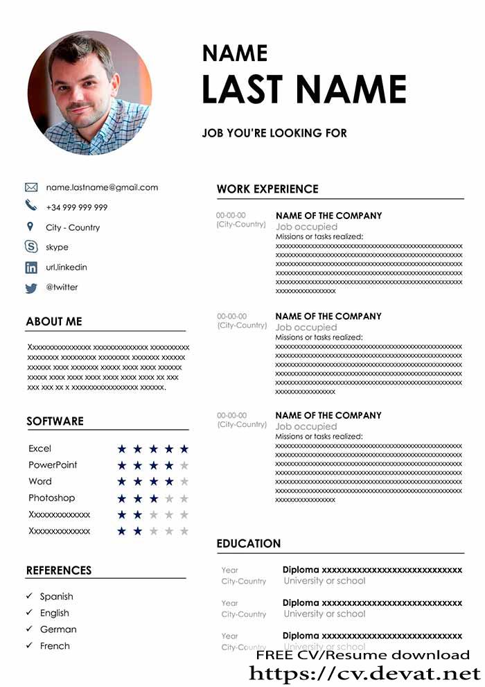 Create a Professional CV Easily CV Resume download Share