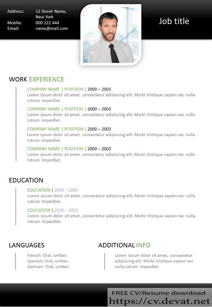 Modern Simple Resume