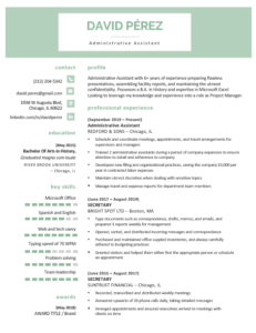 Simple CV Resume template