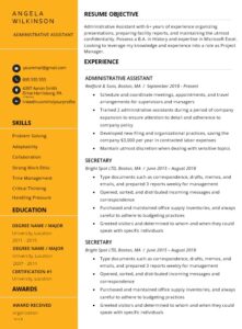Clean And word Resume Gold