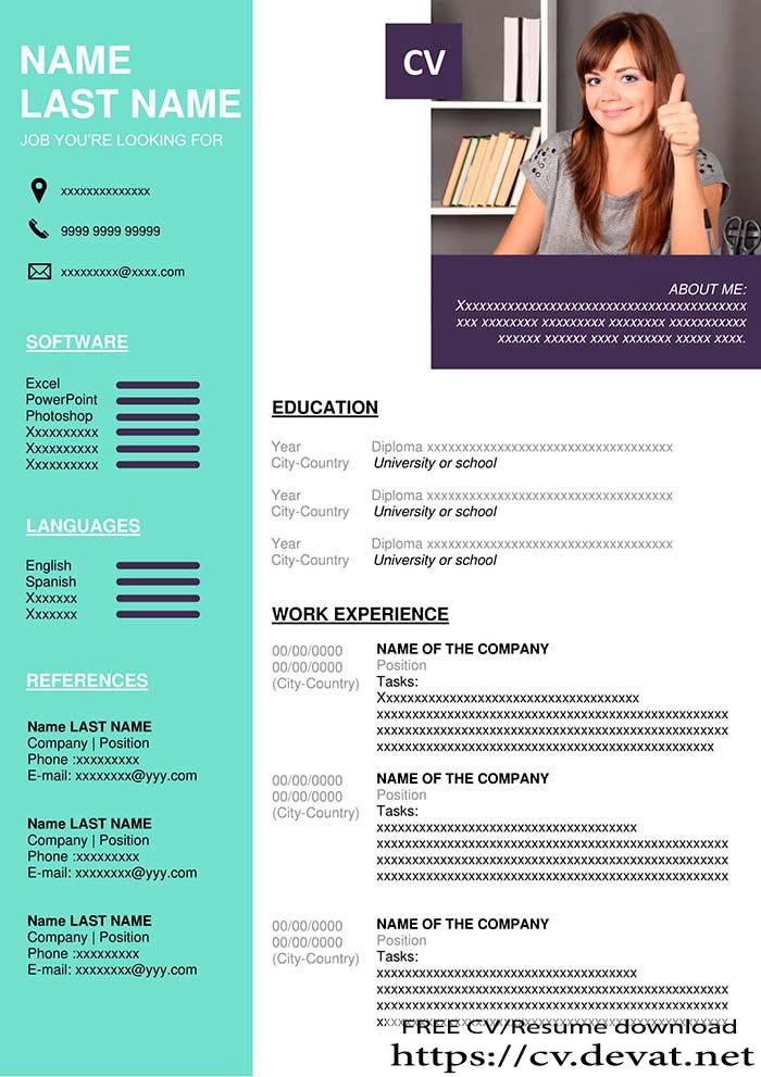 Graduate Resume Template 1