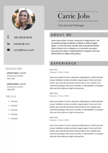 Basic beautiful CV template