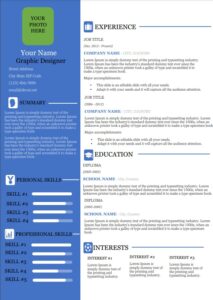 Professional Word CV Template 2024